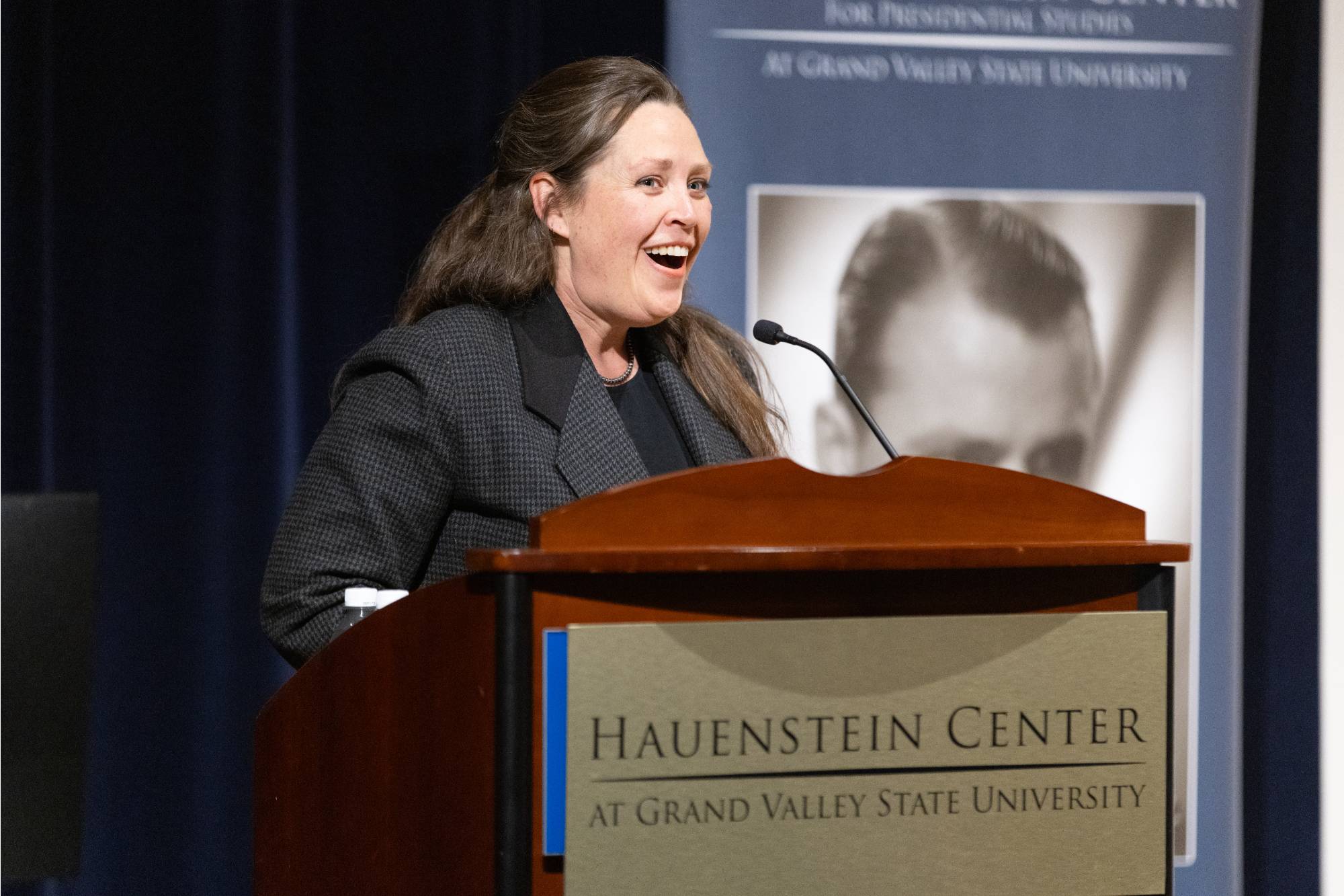 Speakers in conversation